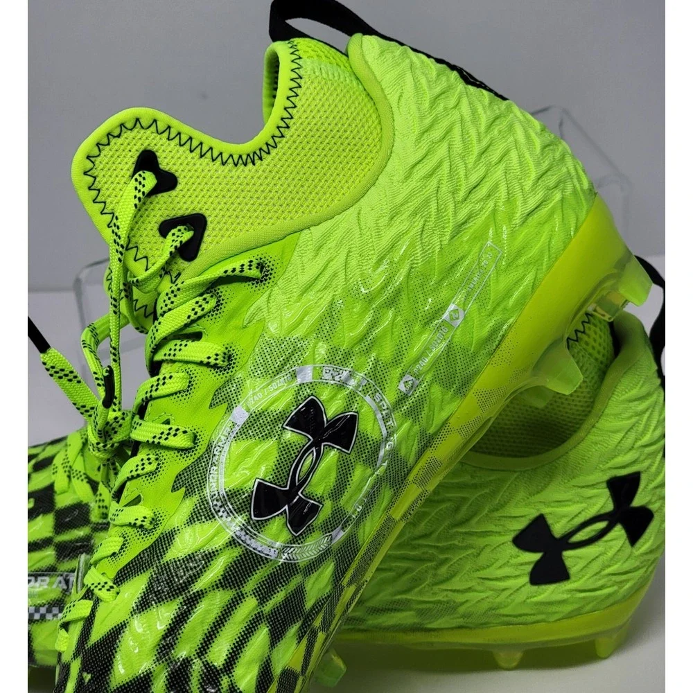 Under Armour Men's Spotlight Clone MC LE Football Cleats 3026336- 300 Size 13